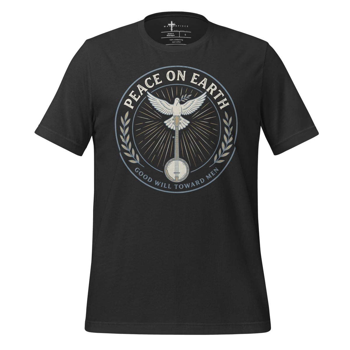 Peace on Earth Banjo - Grey - MasterPiece Shirts
