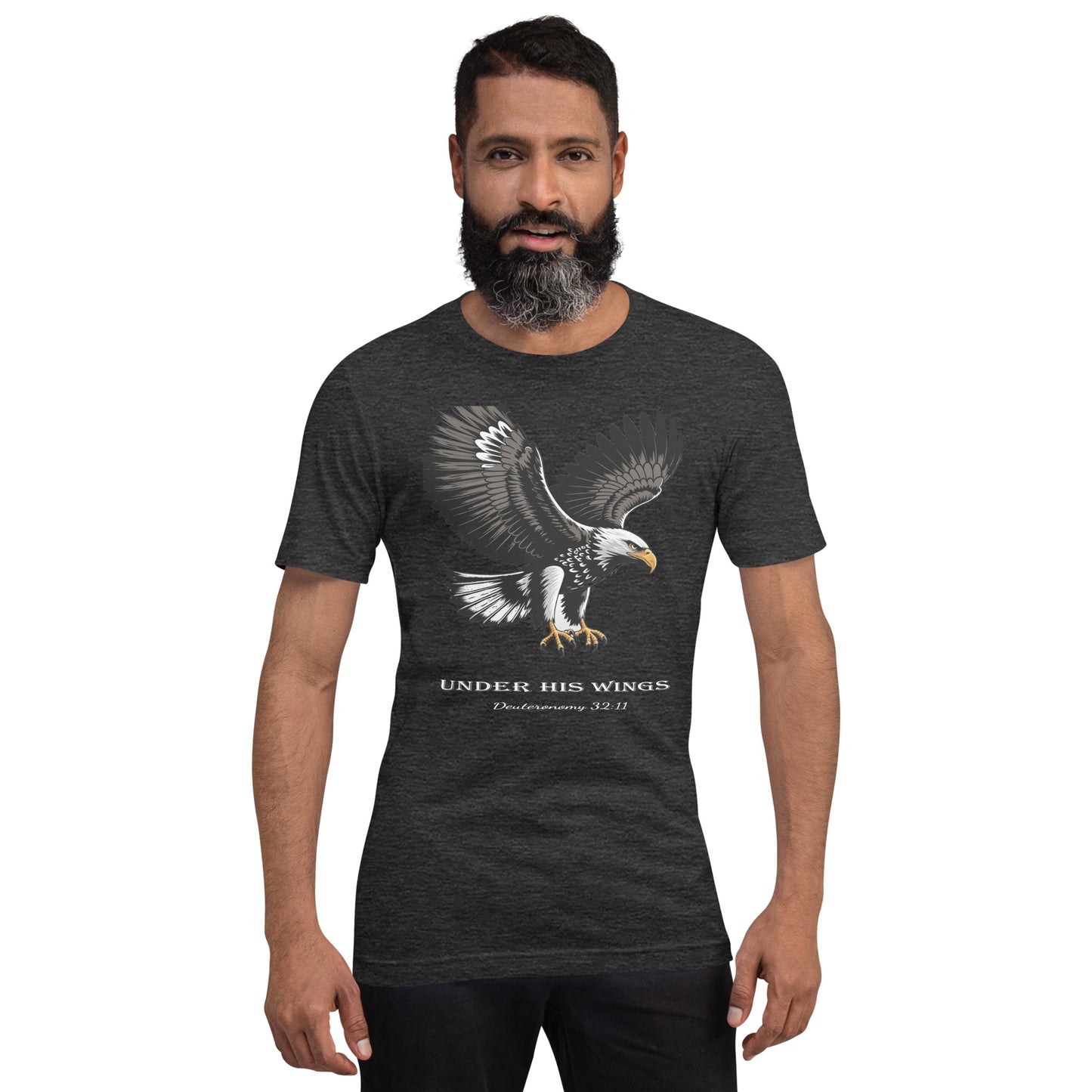 Under His Wings  Christian Bible Verse T-Shirt