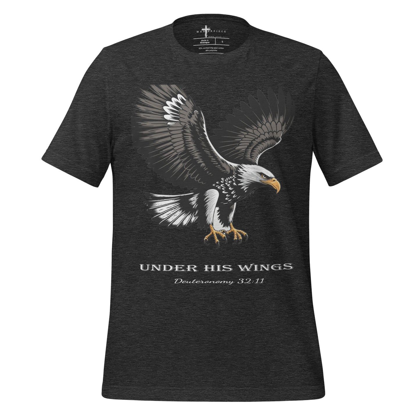 Under His Wings  Christian Bible Verse T-Shirt