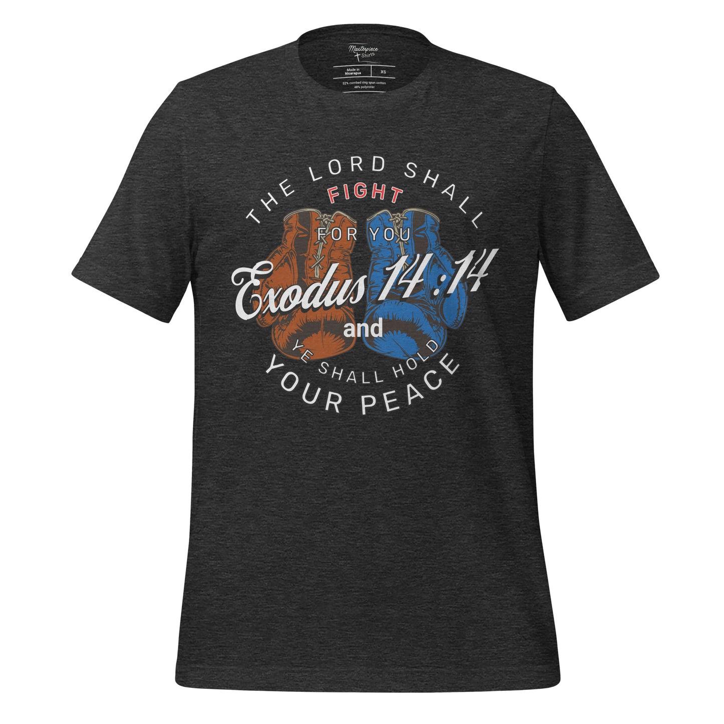 Exodus 14:14 Lord Fight Boxing Christian T-Shirt
