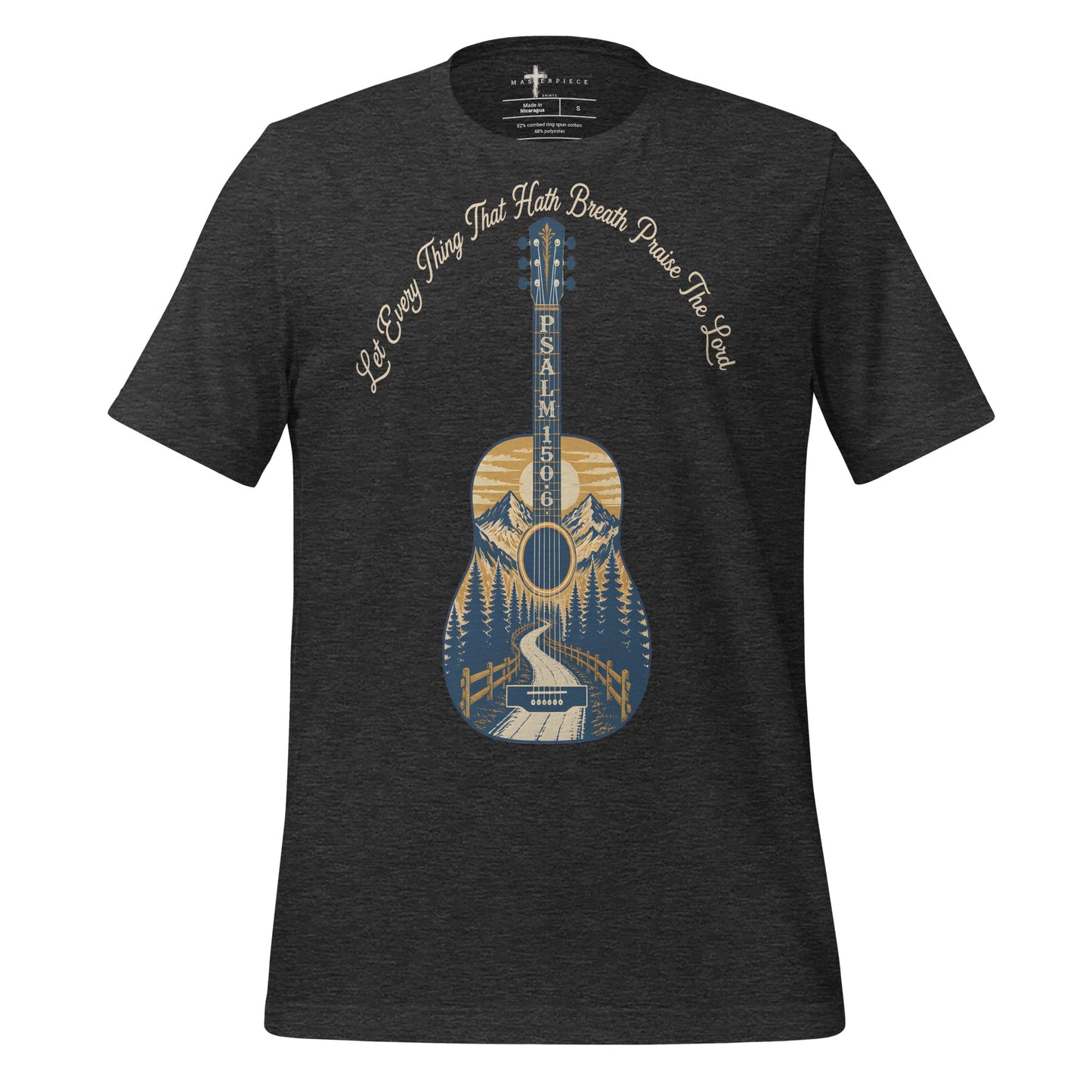 Let Everything that has Breath Guitar - Grey - MasterPiece Shirts
