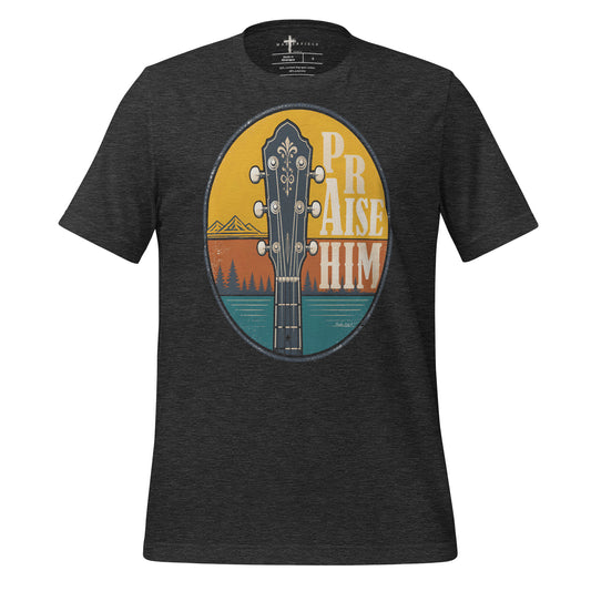 Praise Him Guitar - Grey - MasterPiece Shirts