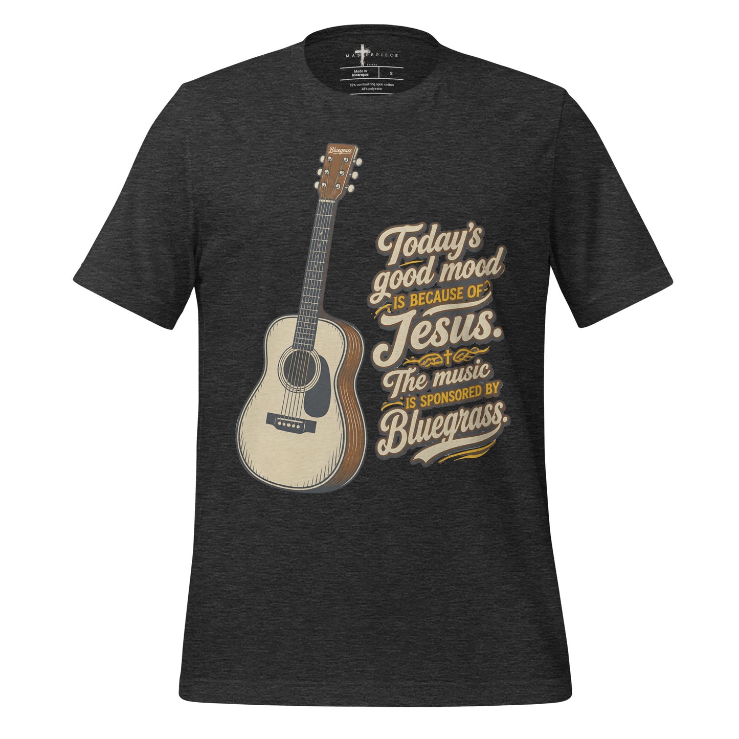 Todays Good Mood Guitar - Grey - MasterPiece Shirts