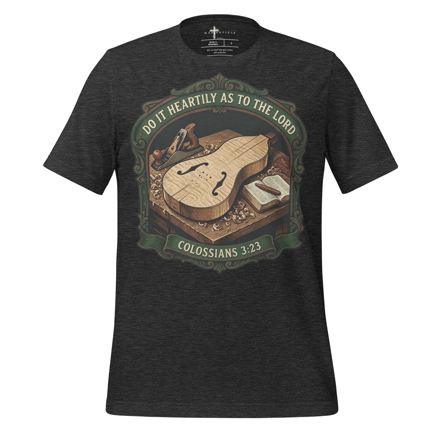 Heartily to the Lord Dulcimer - Grey - MasterPiece Shirts