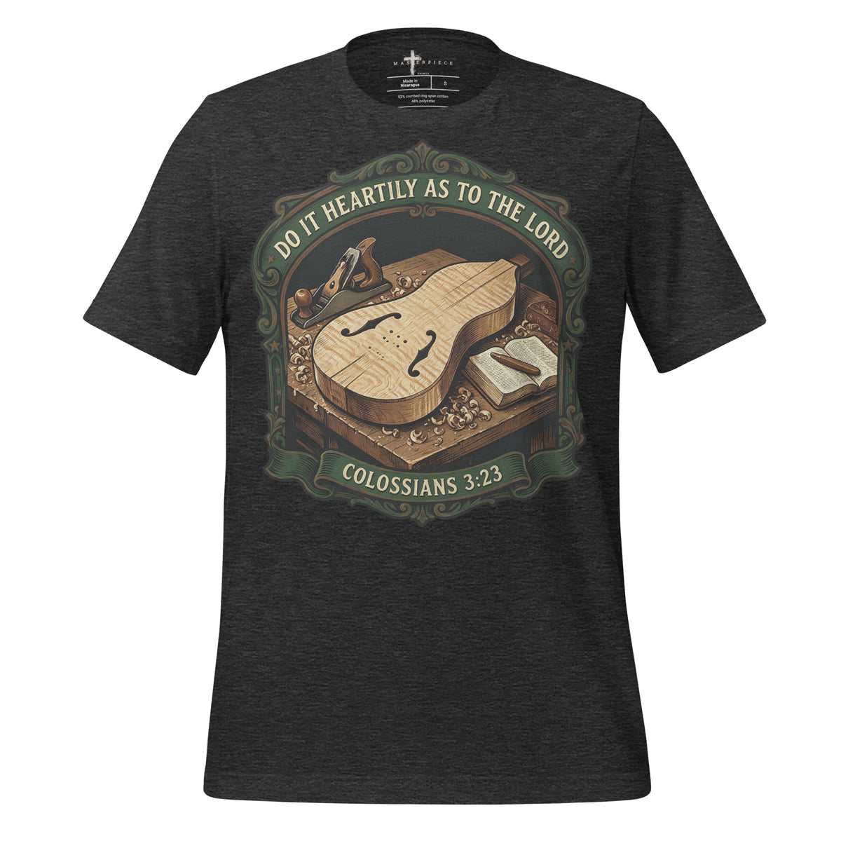 Heartily to the Lord Dulcimer - Grey - MasterPiece Shirts