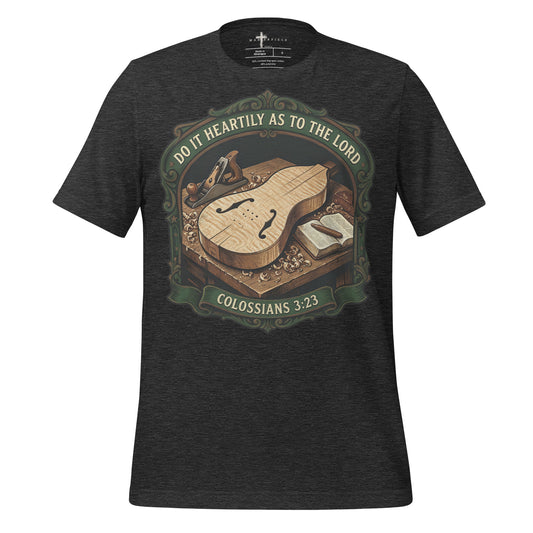 Heartily to the Lord Dulcimer - Grey - MasterPiece Shirts