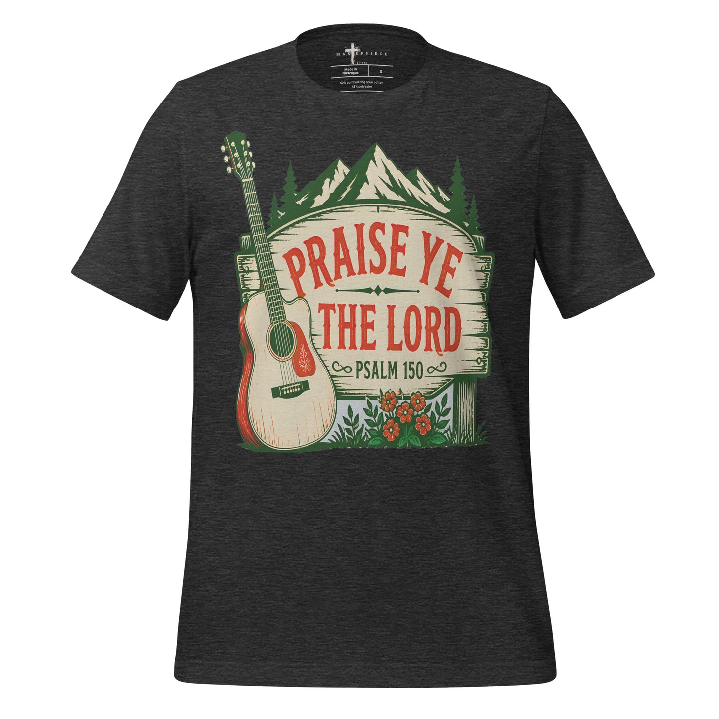 Praise Ye the Lord Guitar - Grey - MasterPiece Shirts