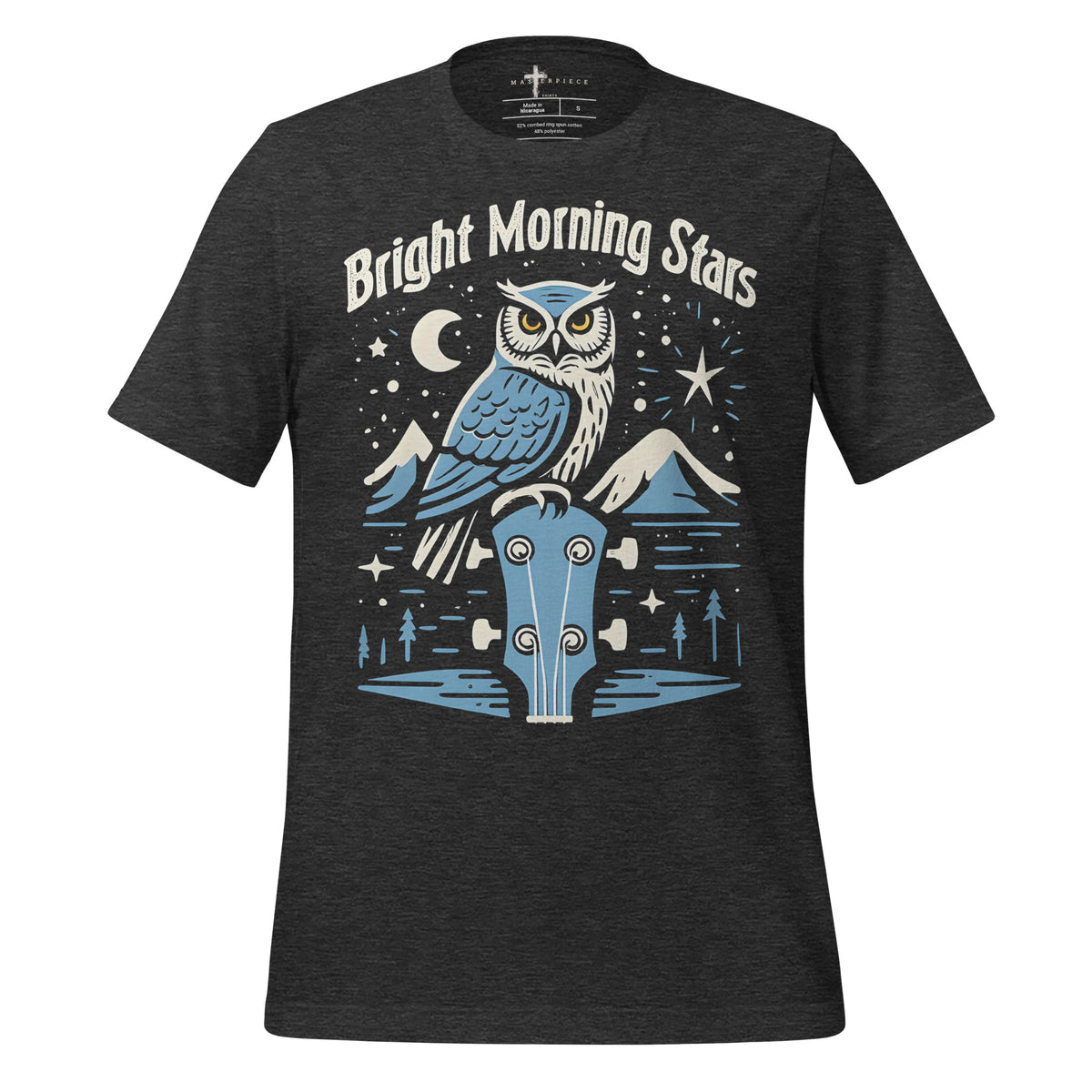 Bright Morning Stars Owl - Grey - MasterPiece Shirts