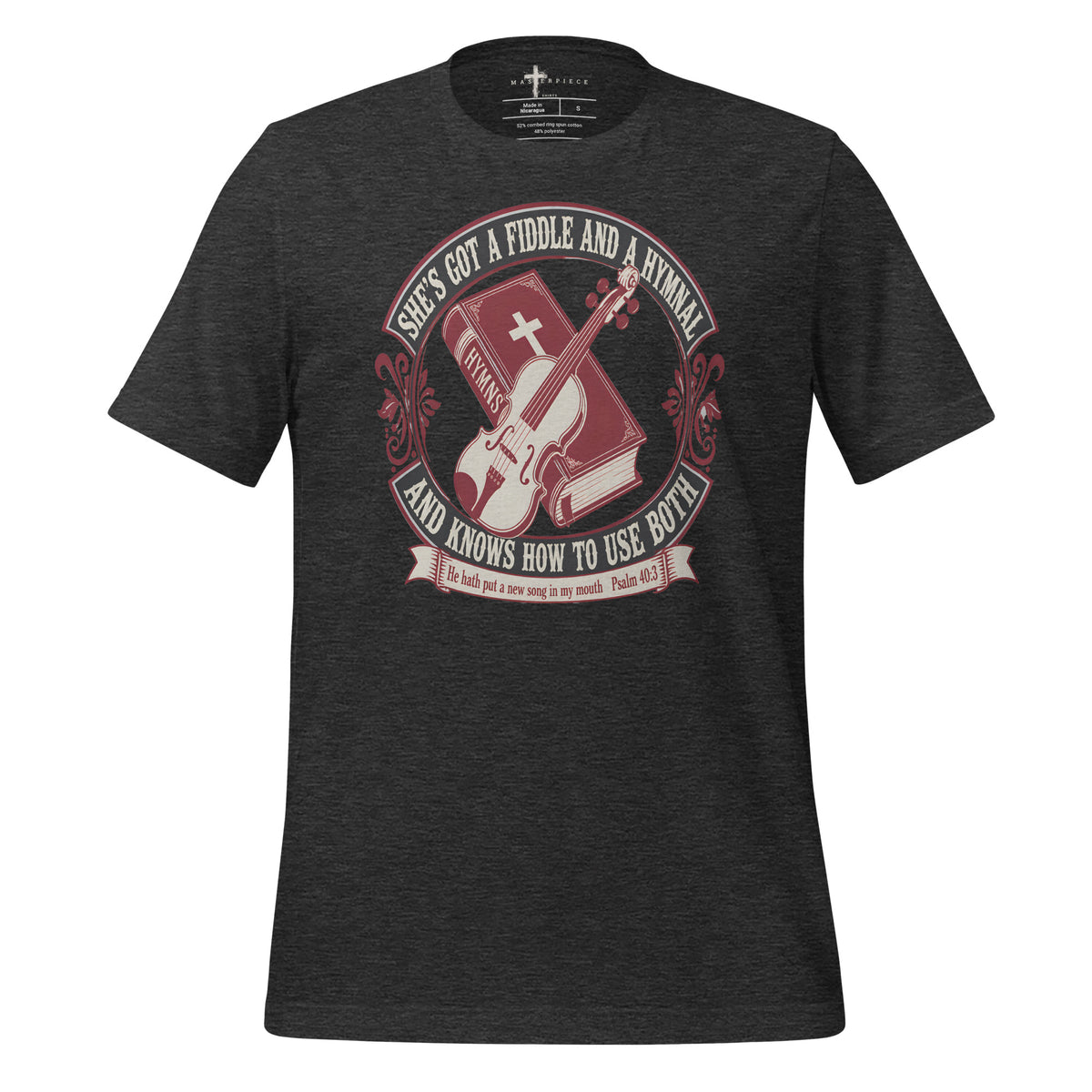 Fiddle Hymnal - Grey - MasterPiece Shirts