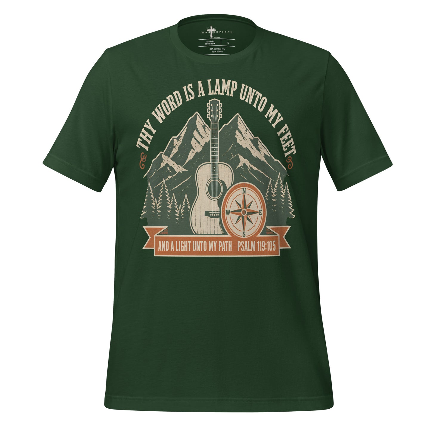 Thy Word is a Lamp unto my feet Guitar - Forest - MasterPiece Shirts