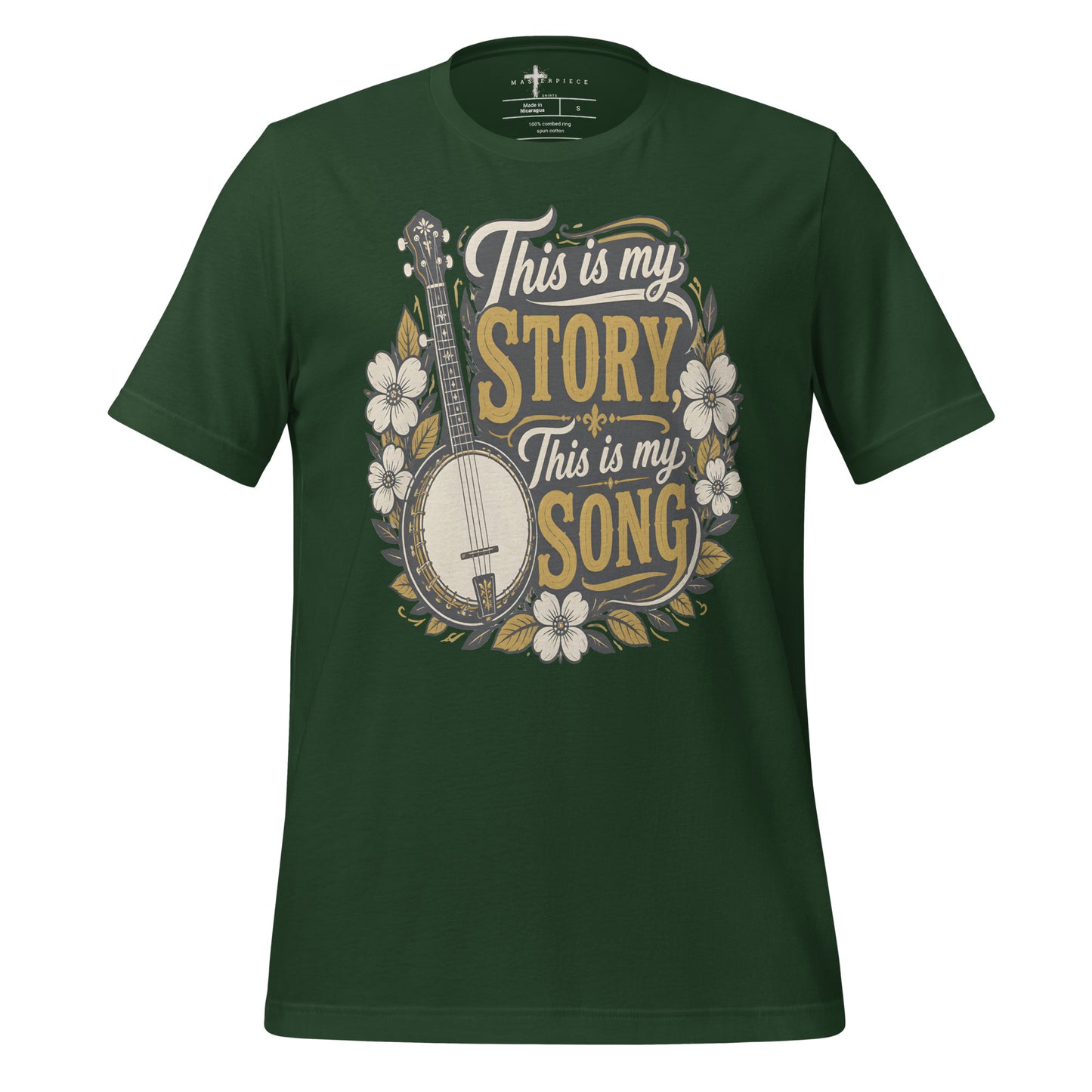 This is My Story This is My Song Banjo - Forest - MasterPiece Shirts