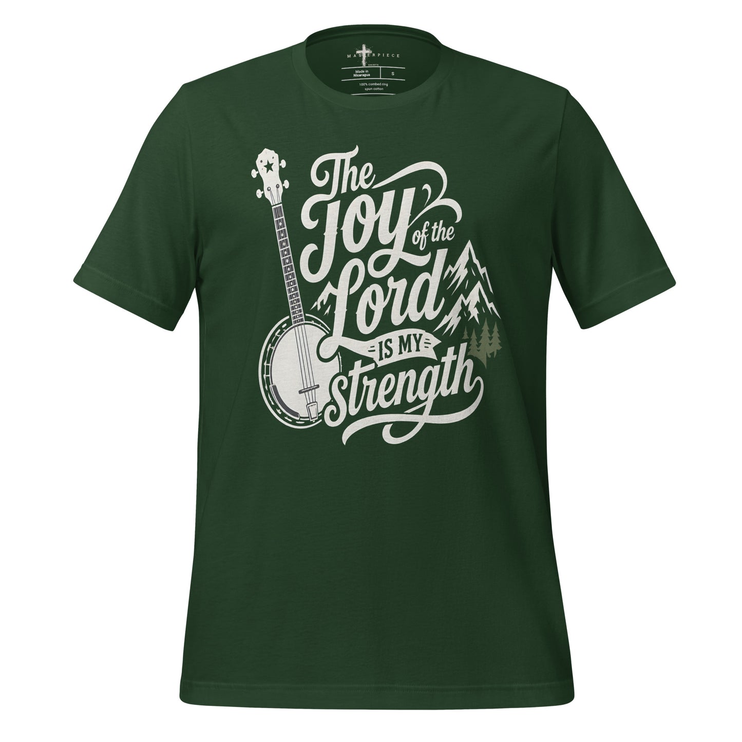 The Joy of the Lord is My Strength Banjo - Forest - MasterPiece Shirts