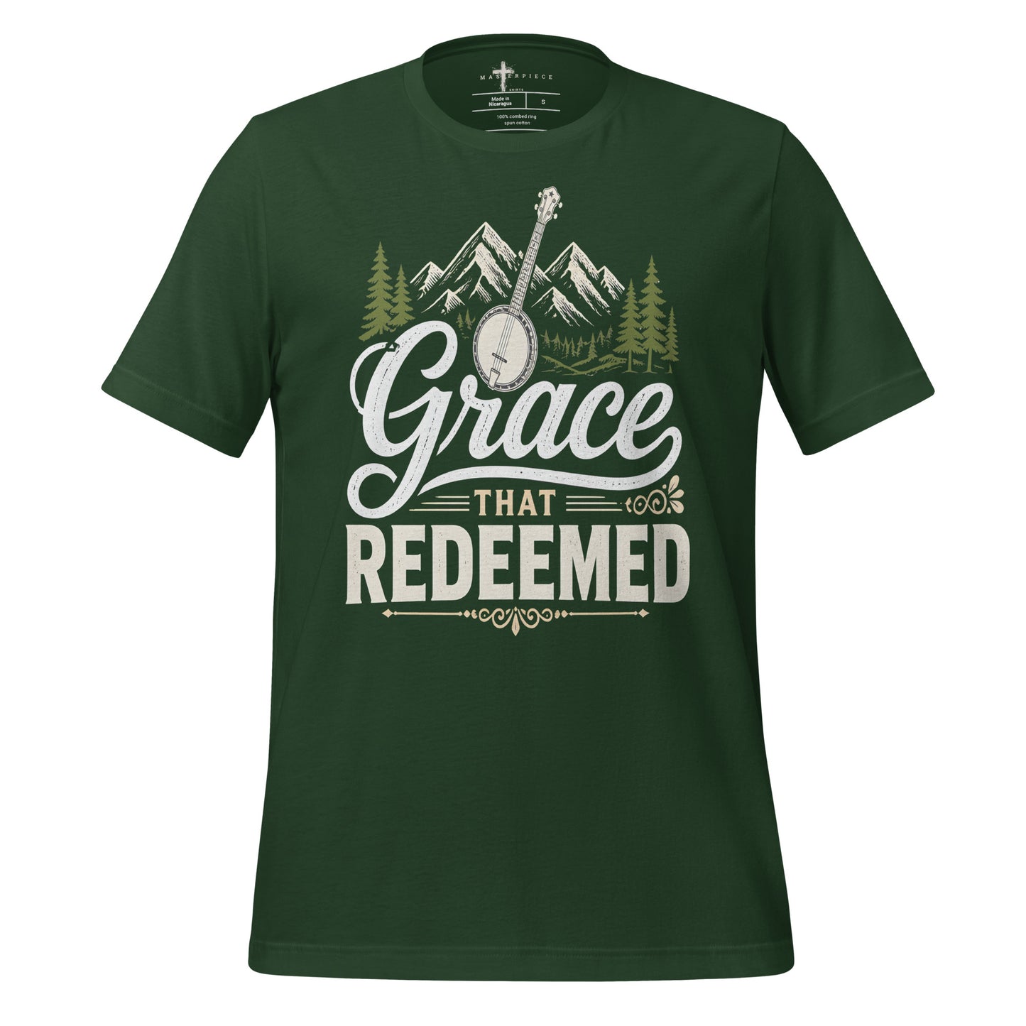 Grace That Redeemed Banjo - Forest - MasterPiece Shirts