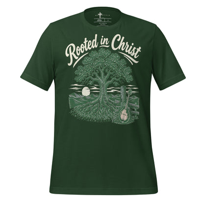 Rooted in Christ Mandolin - Forest - MasterPiece Shirts