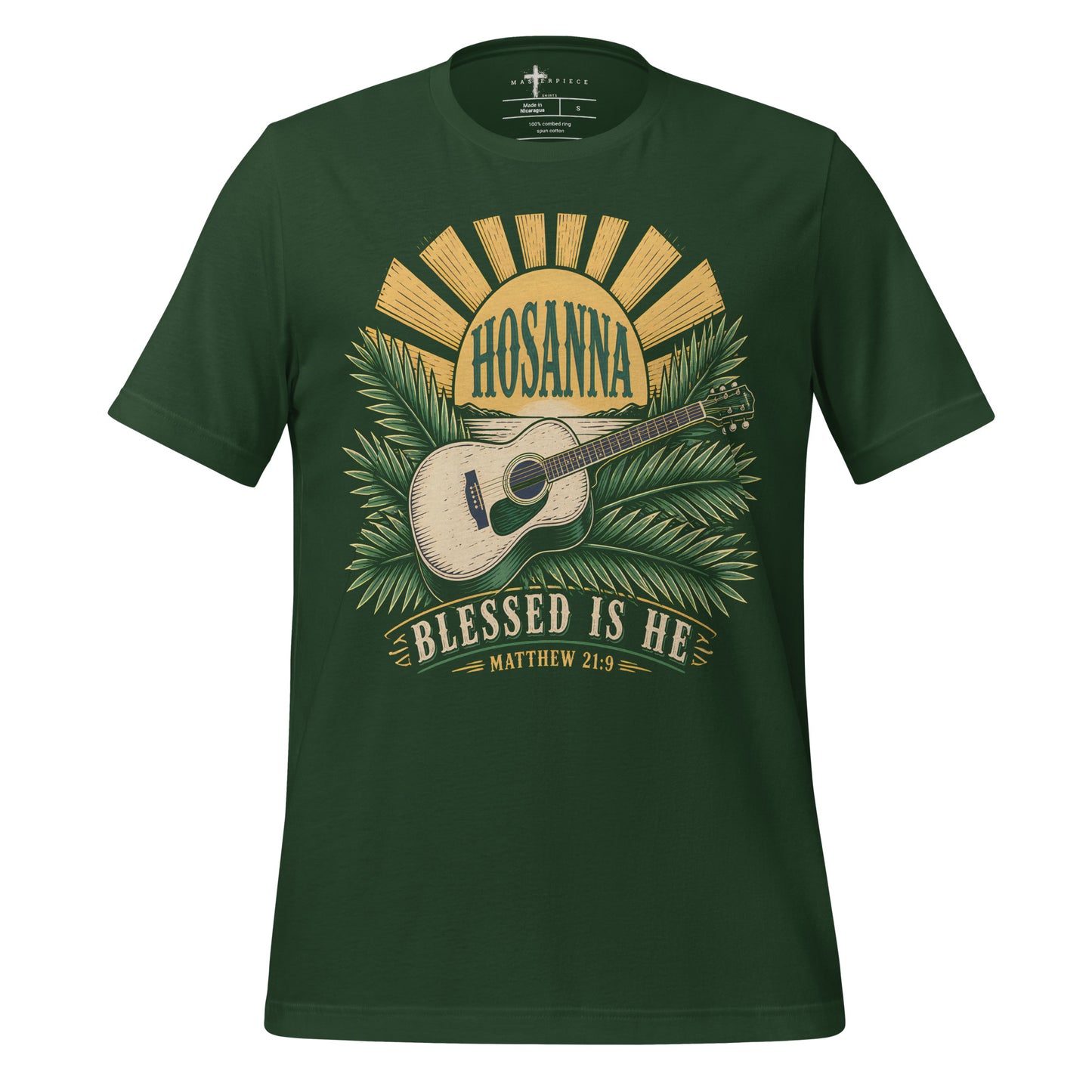 Hosanna Blessed is He Guitar - Forest - MasterPiece Shirts