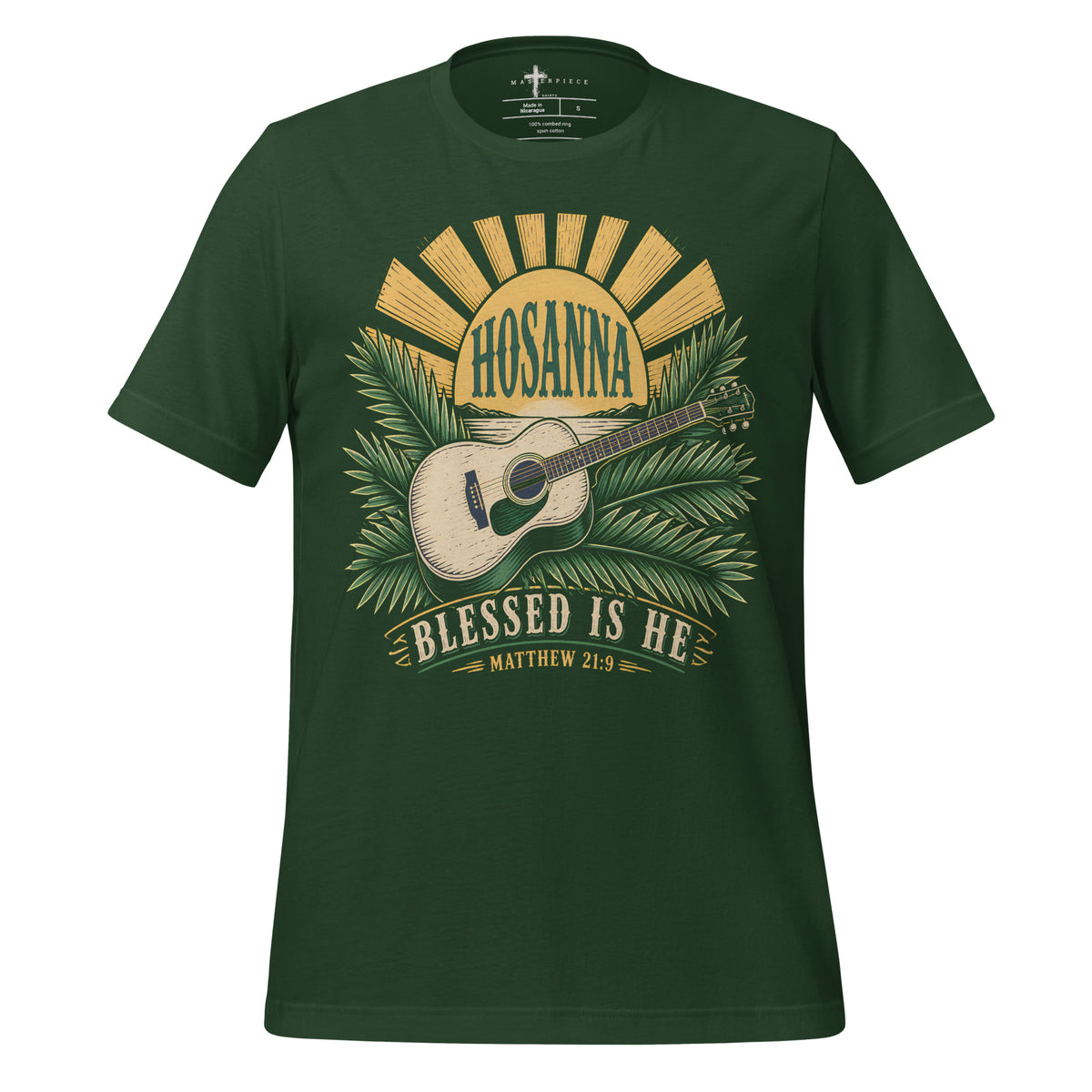 Hosanna Blessed is He Guitar - Forest - MasterPiece Shirts