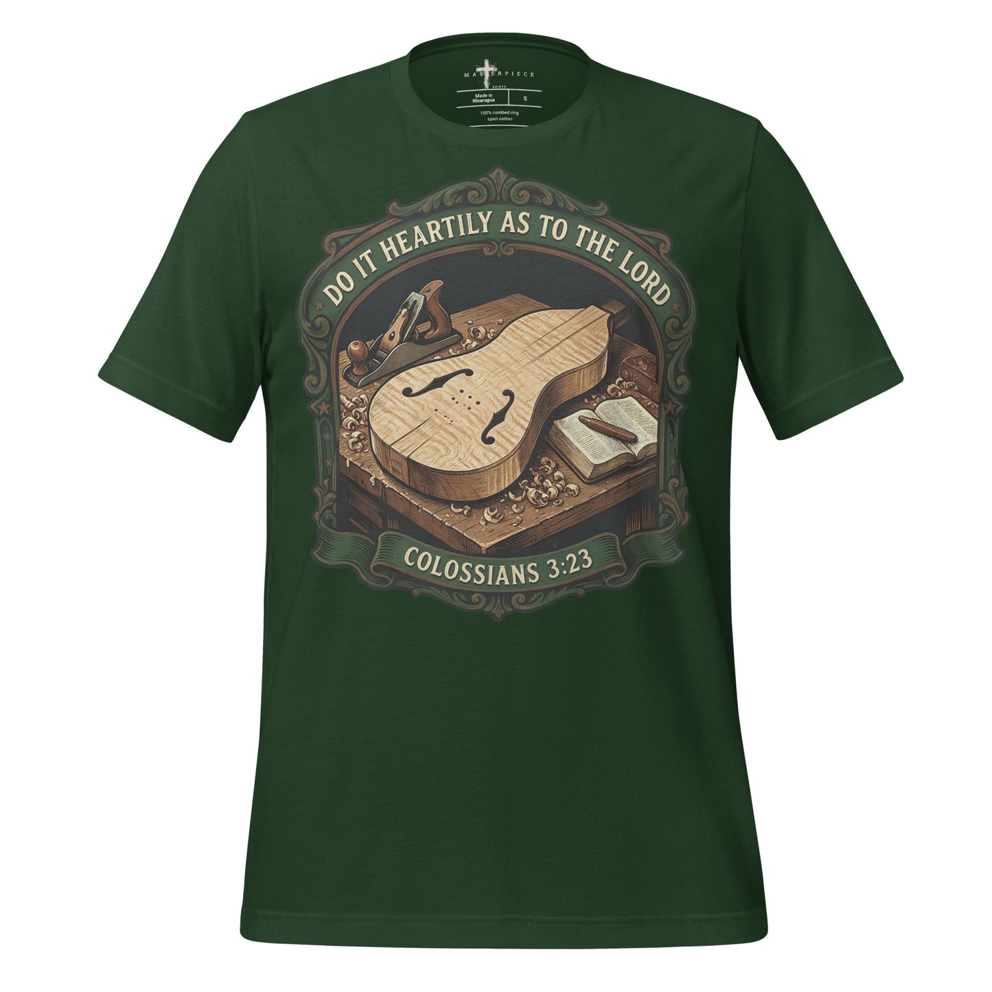 Heartily to the Lord Dulcimer - Forest - MasterPiece Shirts