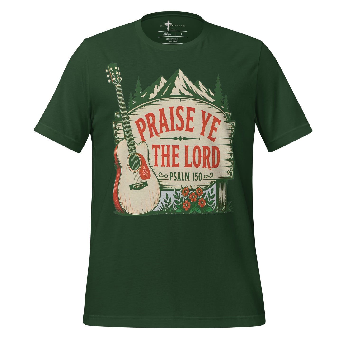 Praise Ye the Lord Guitar - Forest - MasterPiece Shirts
