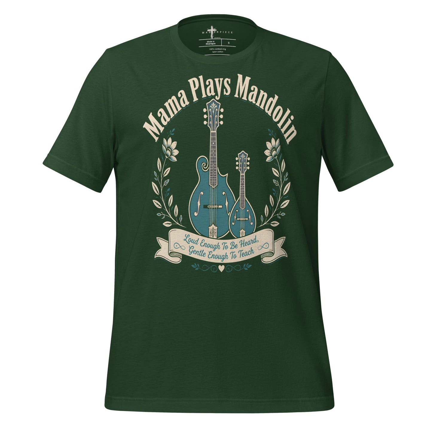 Mama Plays Mandolin - Forest - MasterPiece Shirts