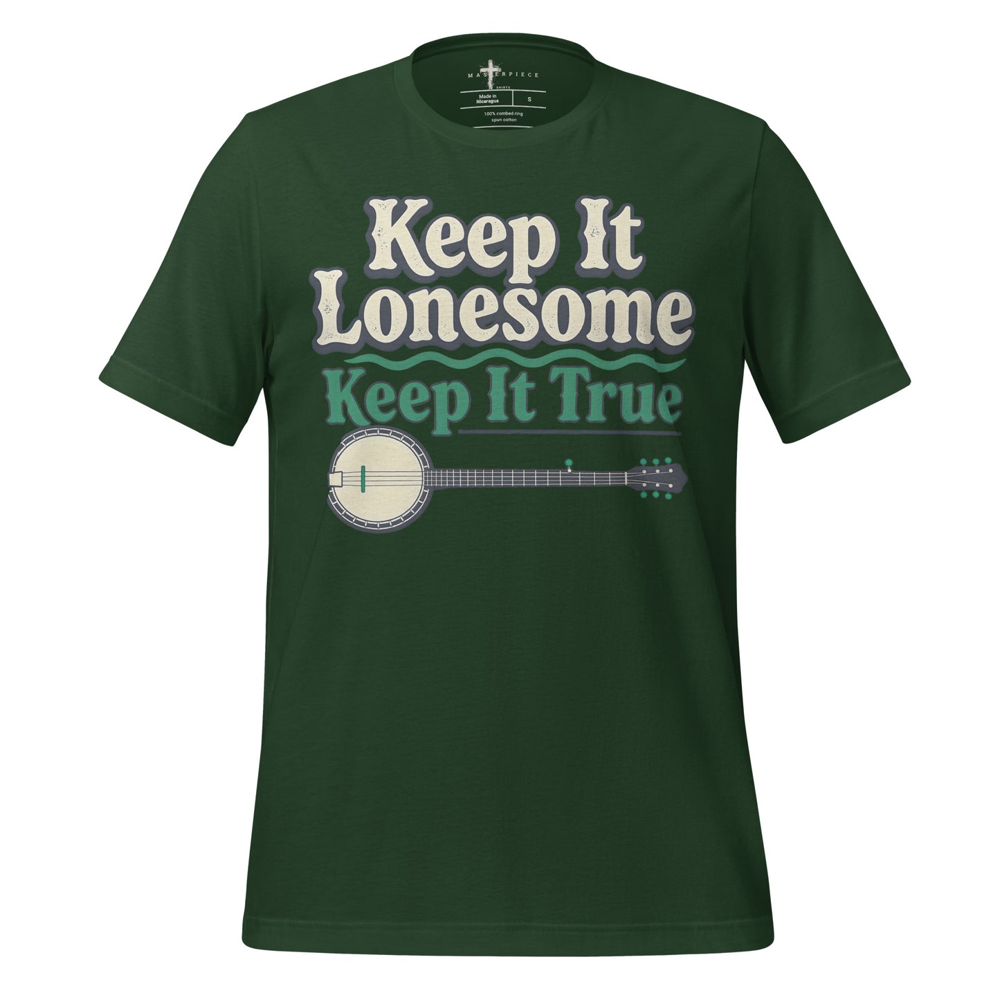 Keep it Lonesome Banjo - Forest - MasterPiece Shirts