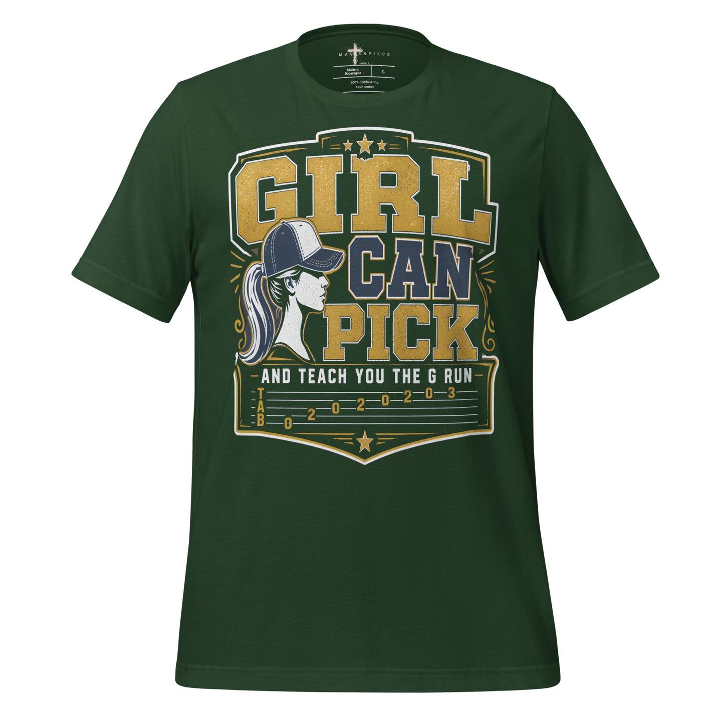 Girl can Pick G-Run - Forest - MasterPiece Shirts