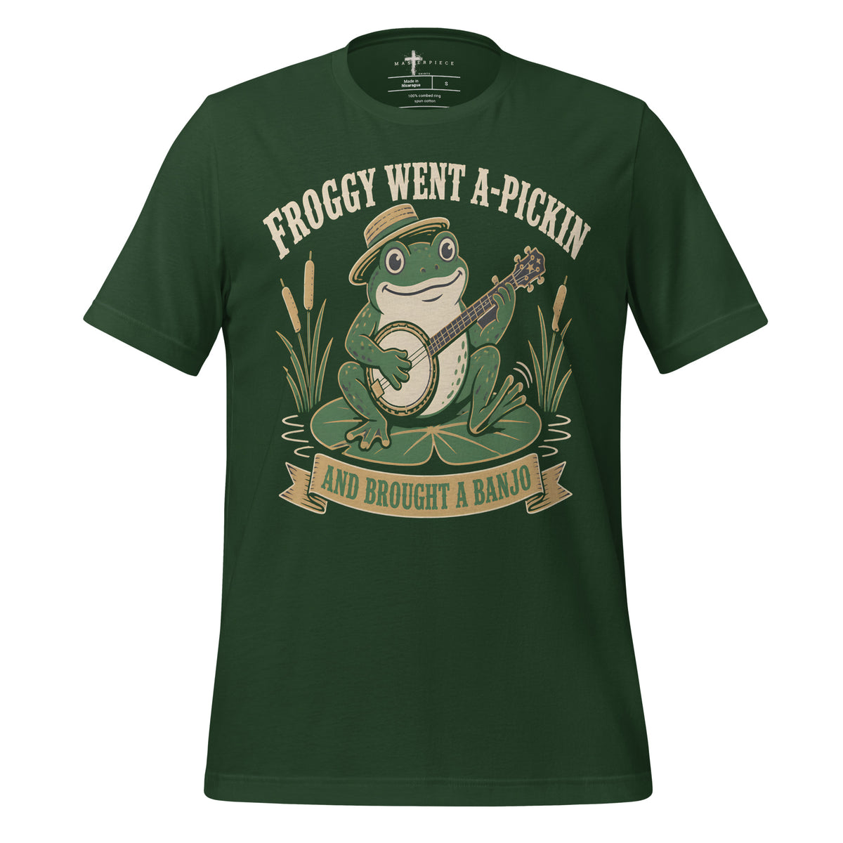 Frog Pickin Banjo - Forest - MasterPiece Shirts