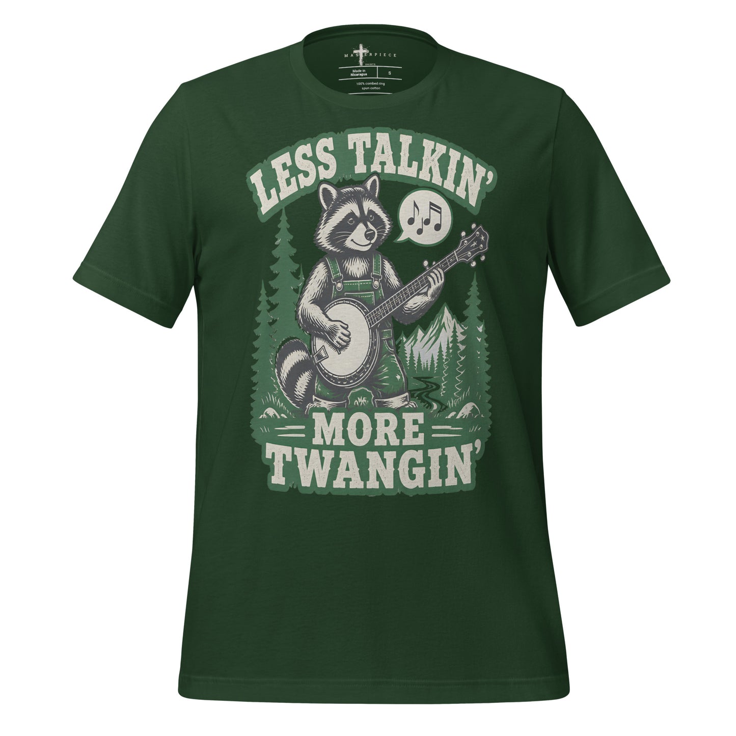 Less Talk More Twang - Forest - MasterPiece Shirts