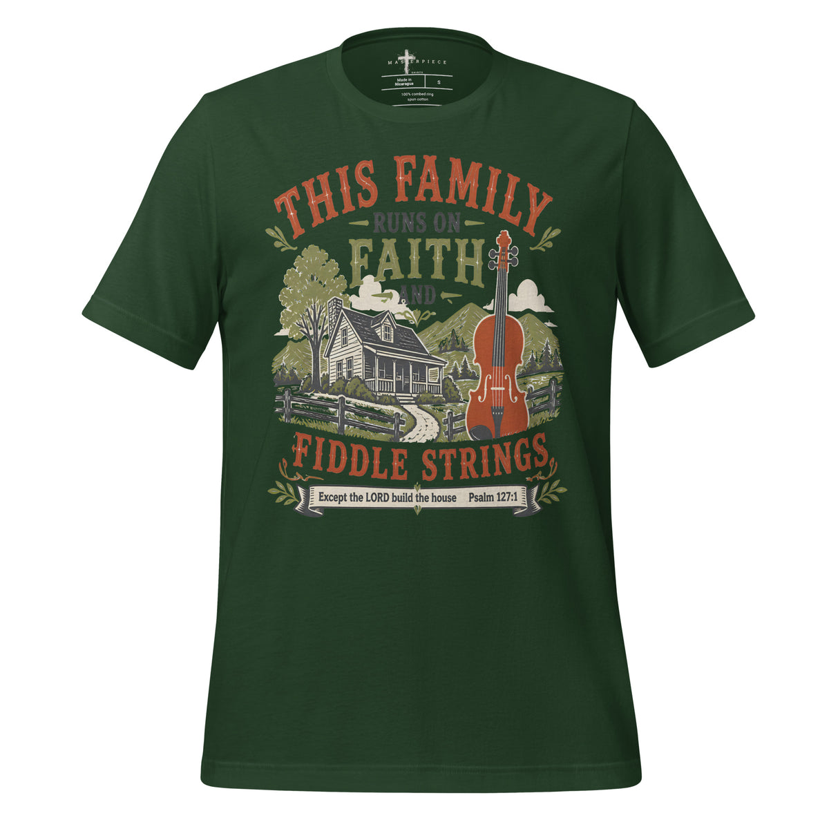 Faith Family Fiddle - Forest - MasterPiece Shirts