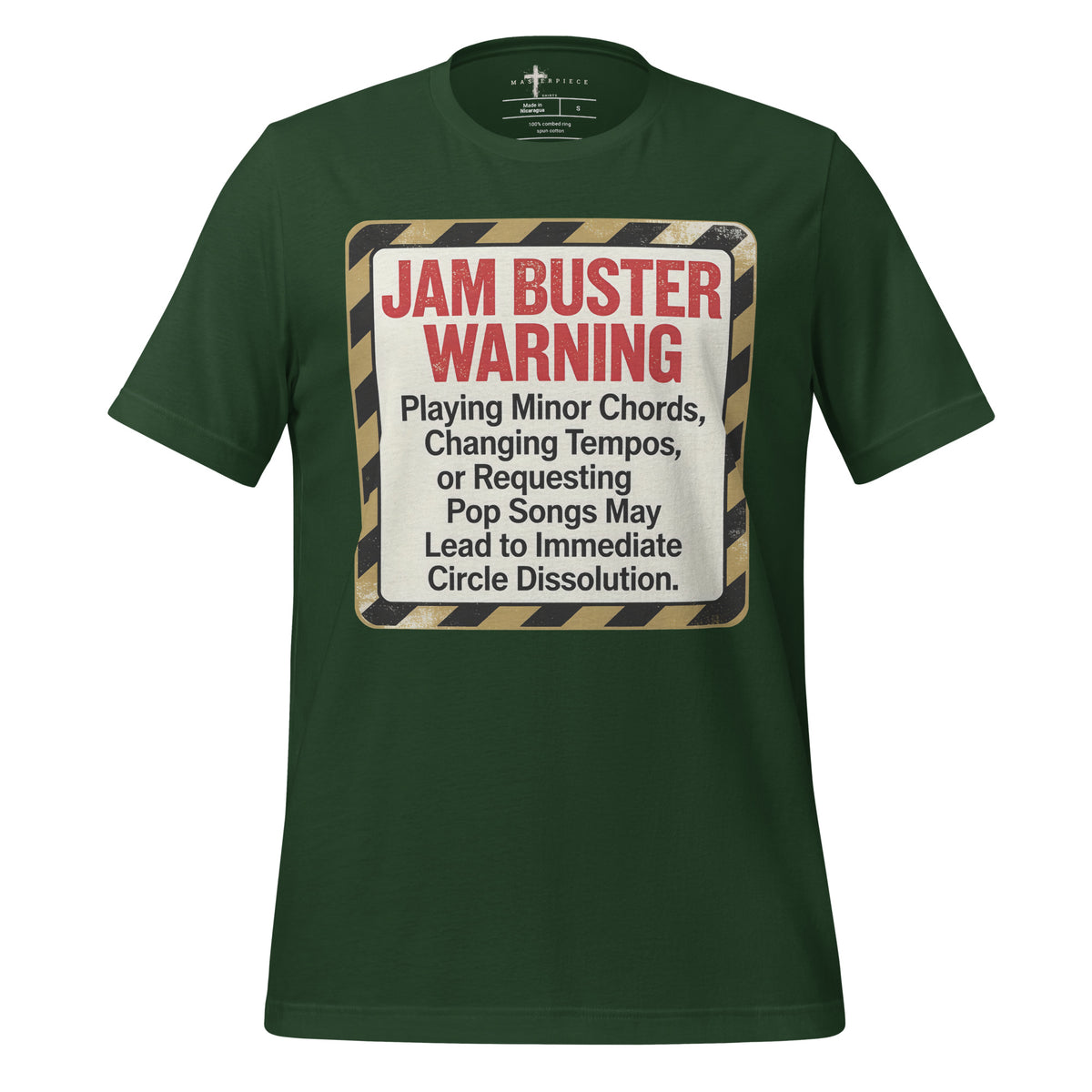 Jam Buster Warning - Forest - MasterPiece Shirts
