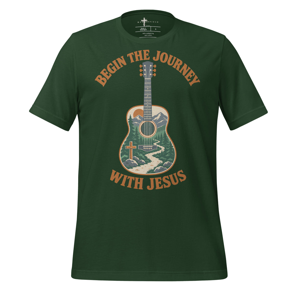 Begin with Jesus Guitar - Forest - MasterPiece Shirts