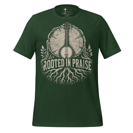 Rooted in Praise Banjo - Forest - MasterPiece Shirts
