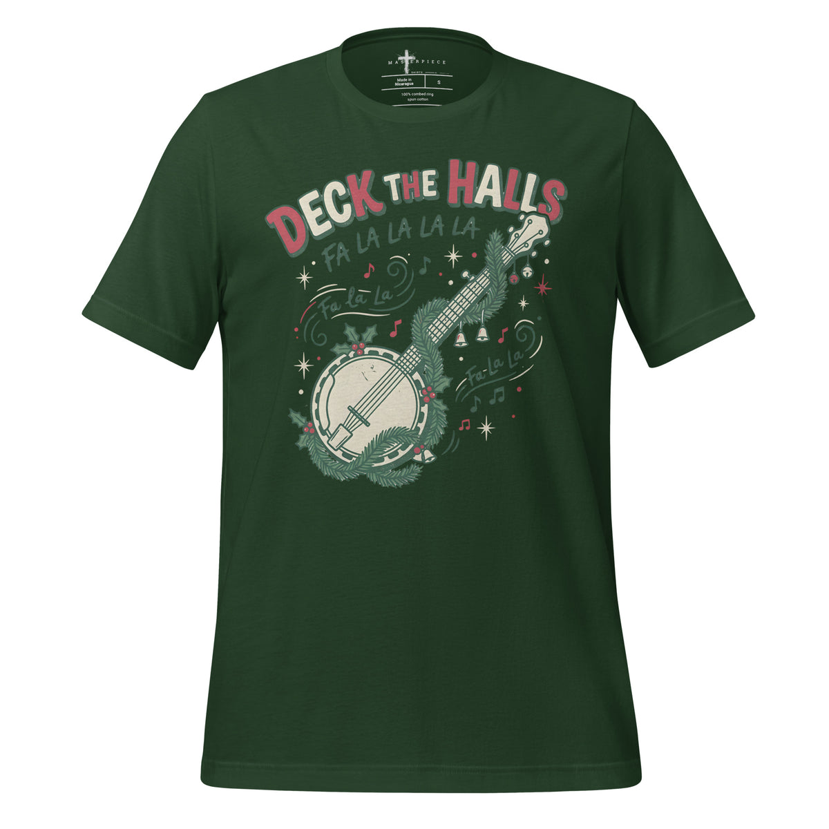 Deck The Halls Banjo - Forest - MasterPiece Shirts