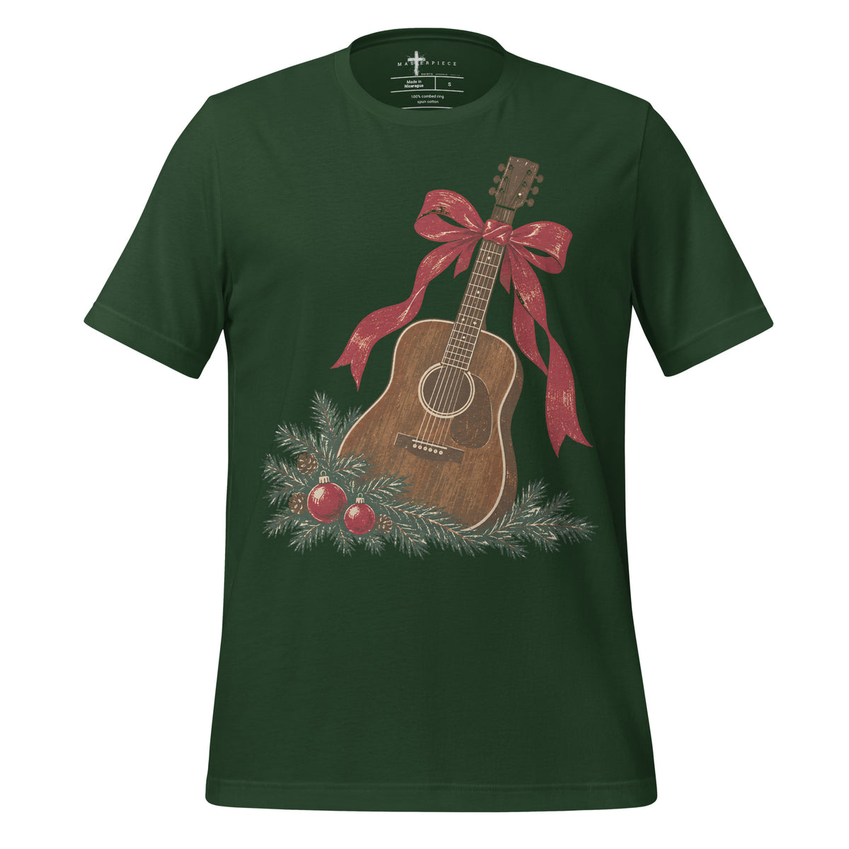 Christmas Guitar - Forest - MasterPiece Shirts