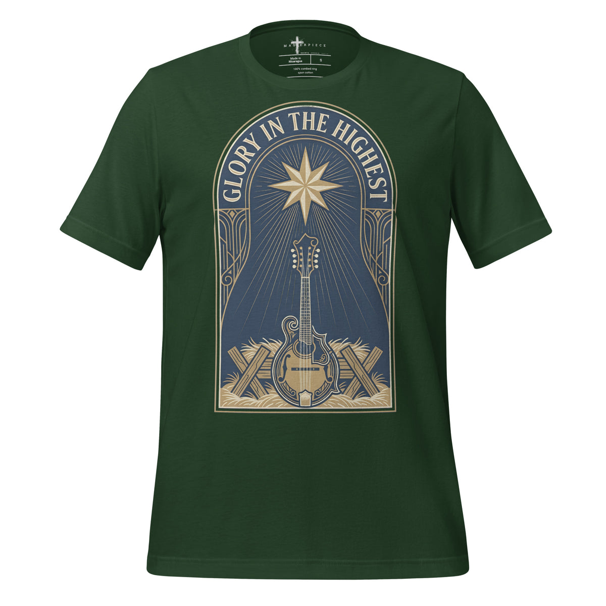 Glory in the Highest Mandolin - Forest - MasterPiece Shirts