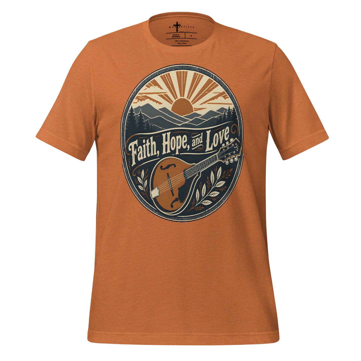 Faith Hope Love Mandolin - MasterPiece Shirts