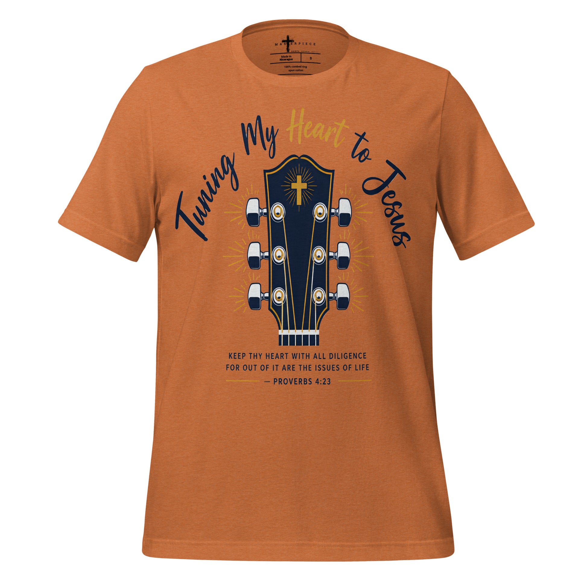 Tune my Heart Guitar Headstock - MasterPiece Shirts