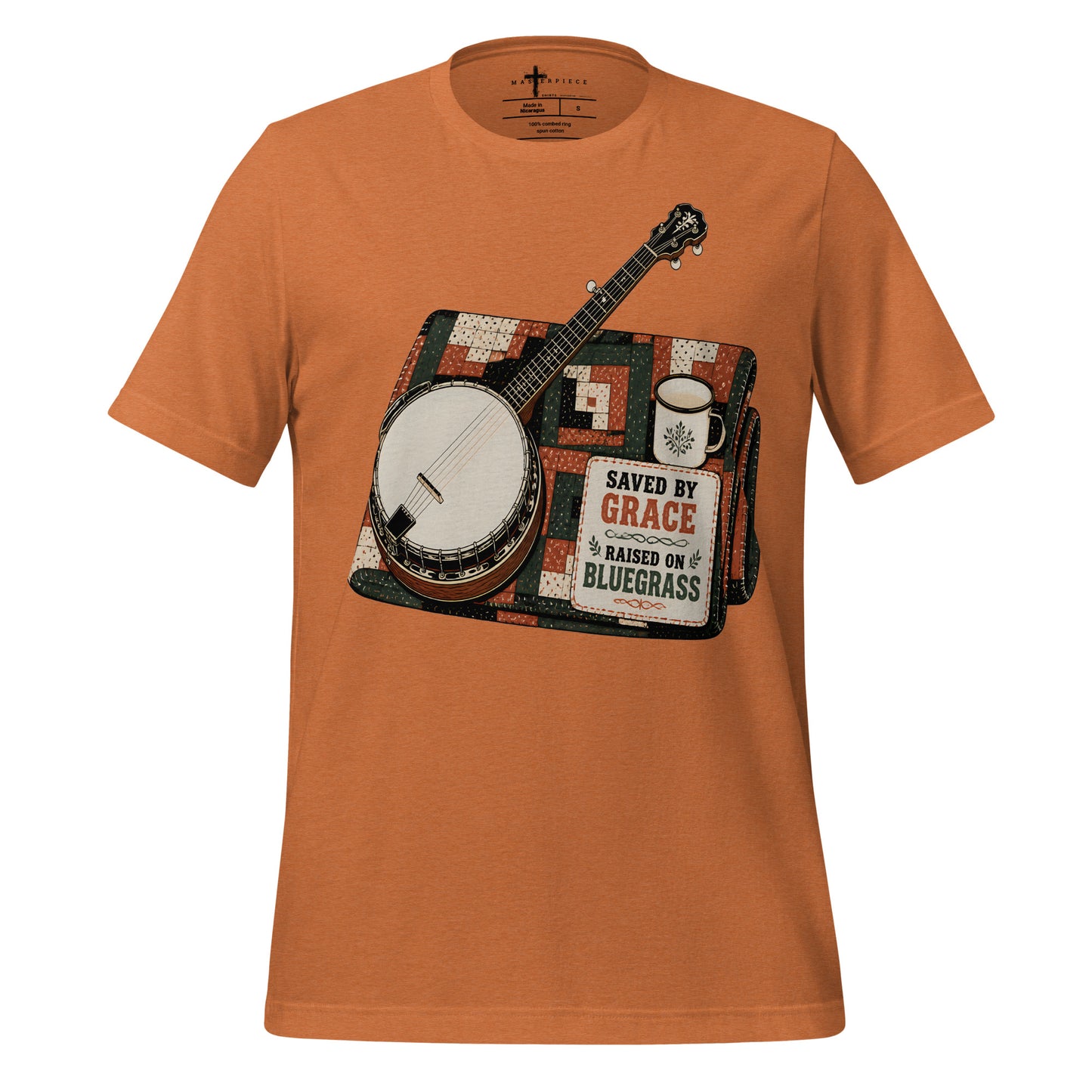 Saved by Grace Raised on Bluegrass - MasterPiece Shirts