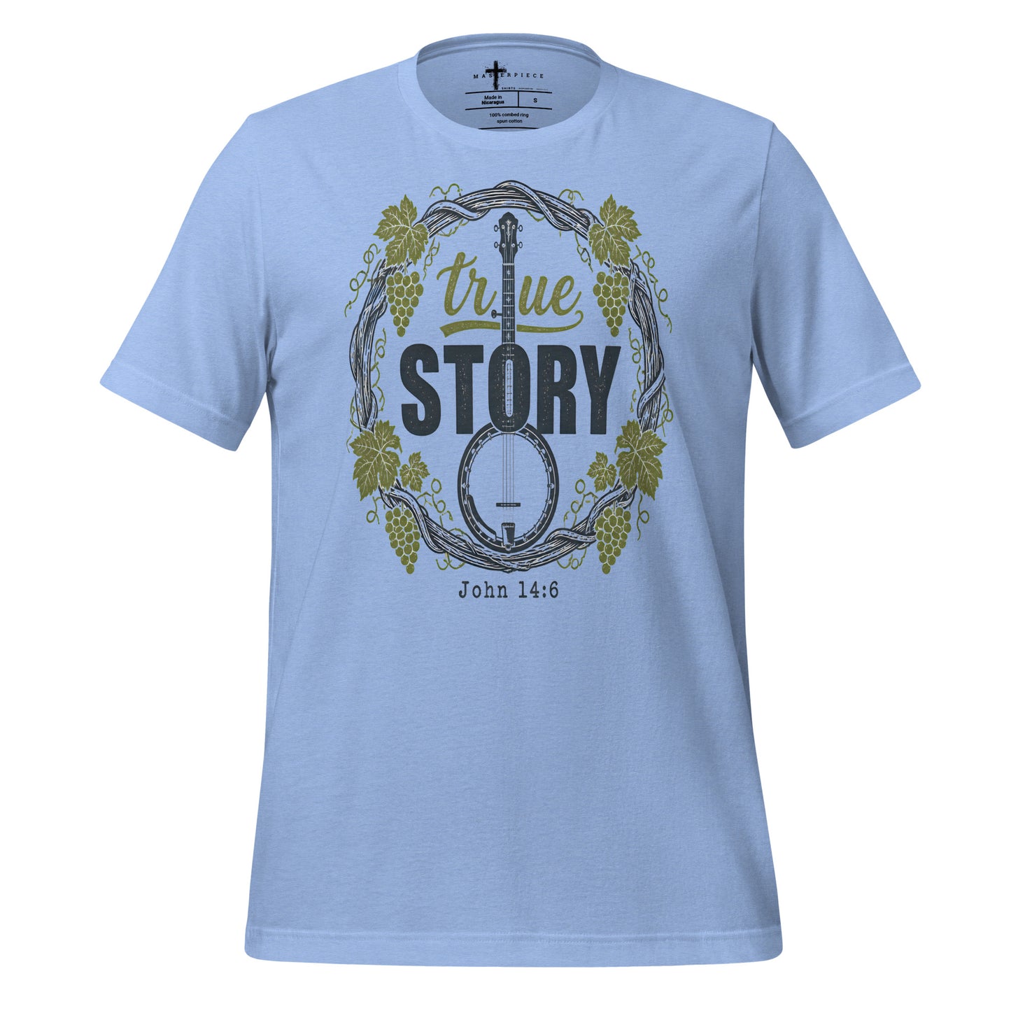 True Story Banjo John 14:6 - Blue - MasterPiece Shirts