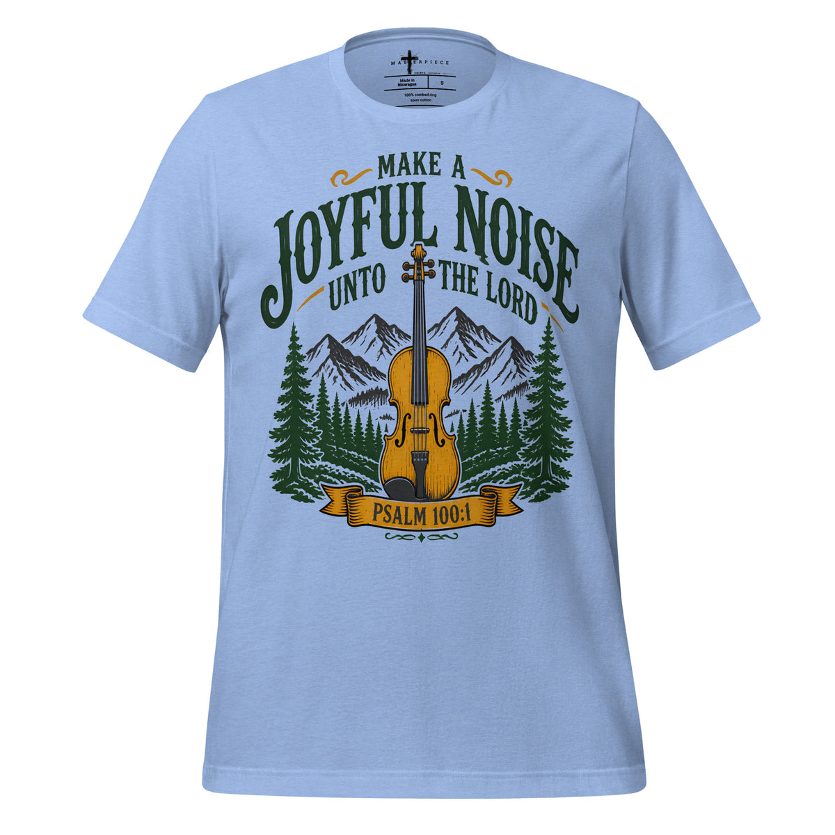Joyful Noise Violin Fiddle - Blue - MasterPiece Shirts
