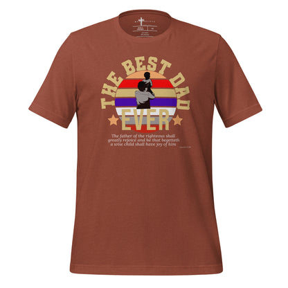 Best Dad Ever  Christian Bible Verse T-Shirt