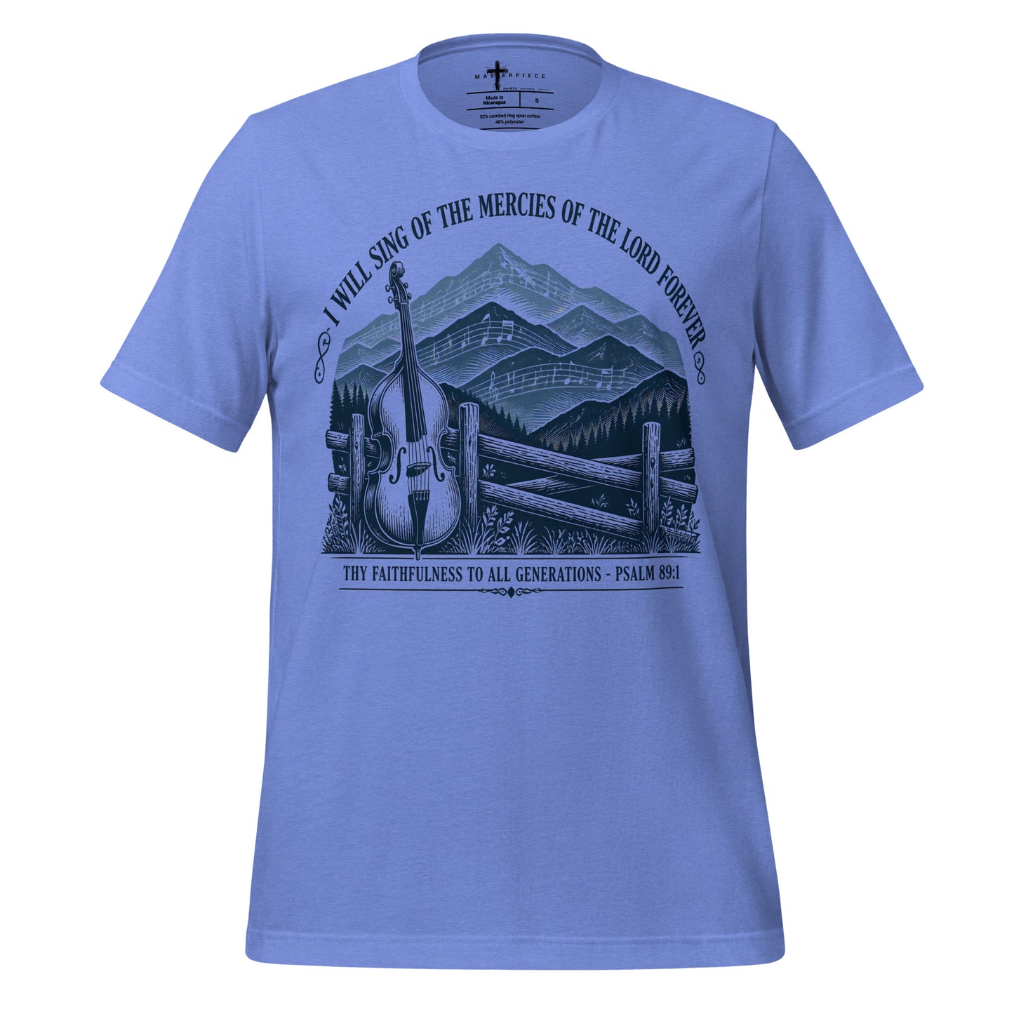 I Will Sing Bass - Blue - MasterPiece Shirts