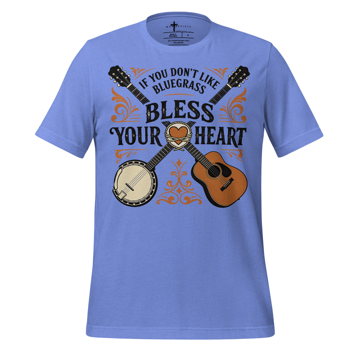 BlueGrass Bless Your Heart - Blue - MasterPiece Shirts