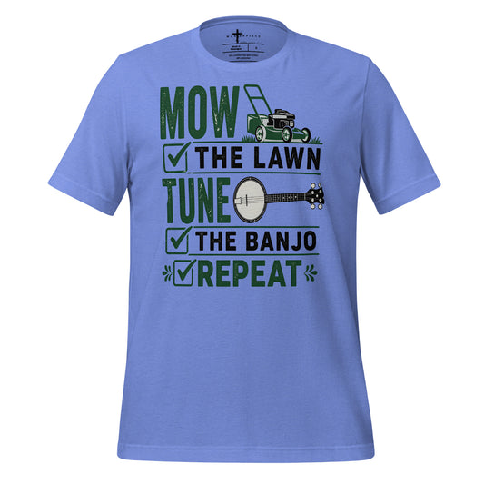 Mow Tune Repeat - Blue - MasterPiece Shirts