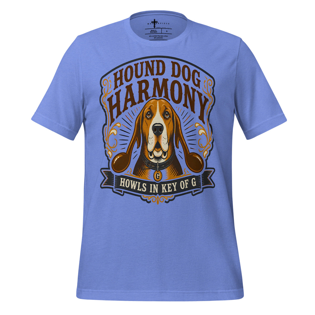 Hound Dog Harmony - Blue - MasterPiece Shirts