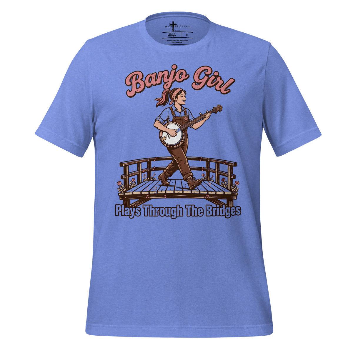 Banjo Girl - Blue - MasterPiece Shirts