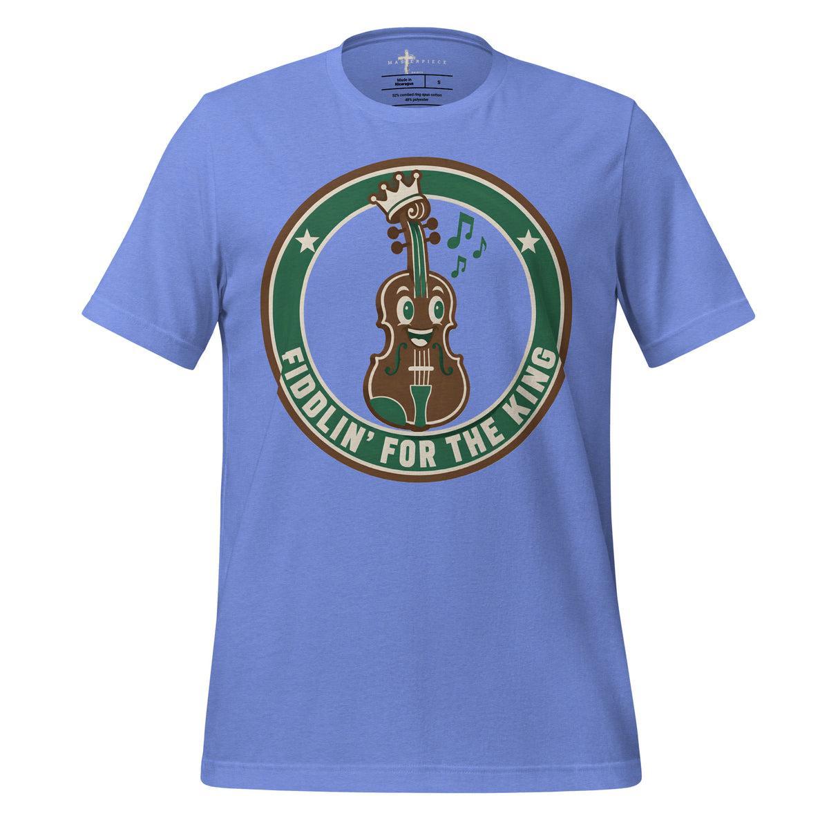 Fiddlin for the King - Blue - MasterPiece Shirts