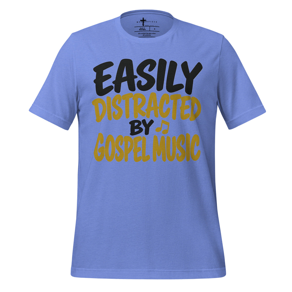 Easily Distracted by Gospel - Blue - MasterPiece Shirts