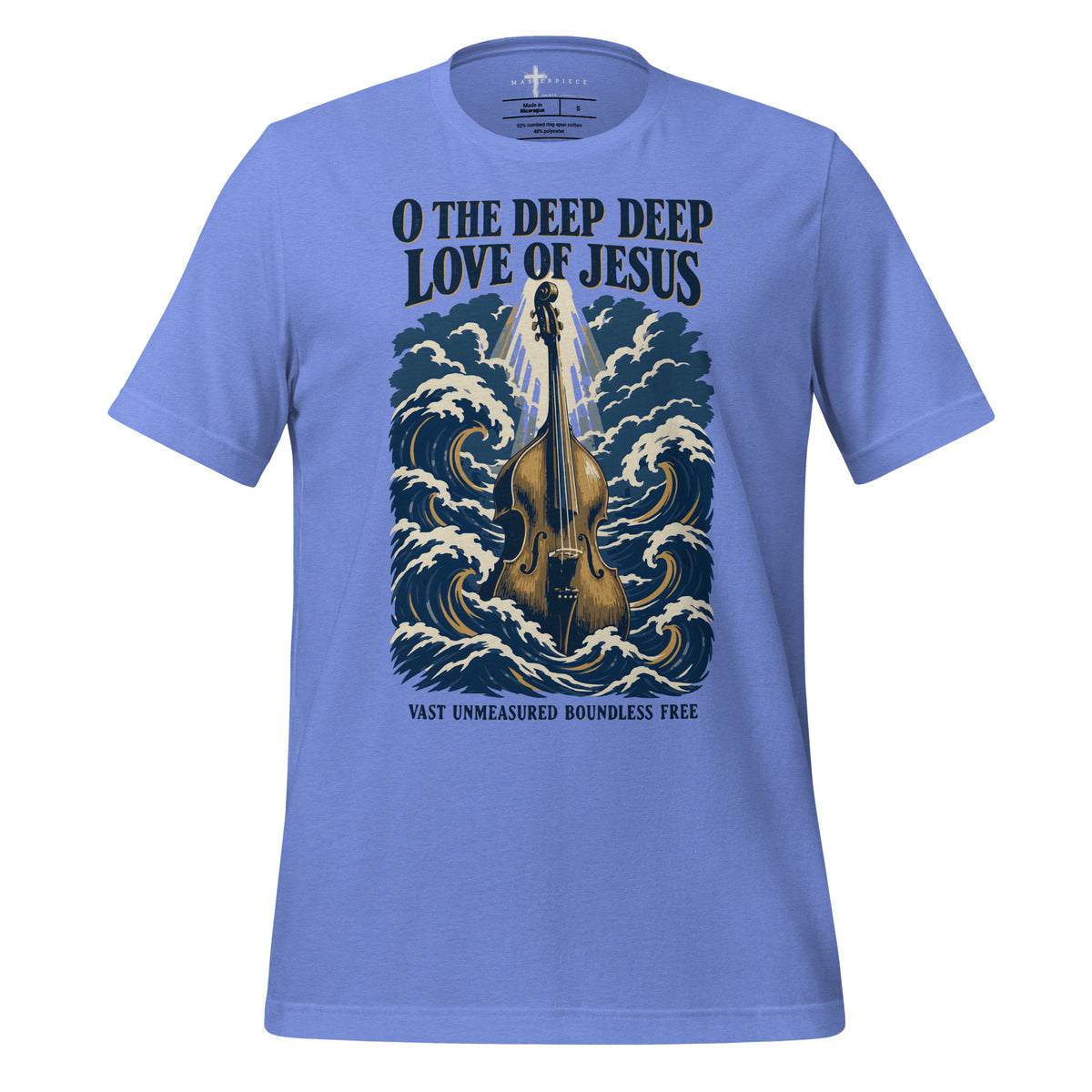 Deep Love of Jesus Bass - Blue - MasterPiece Shirts