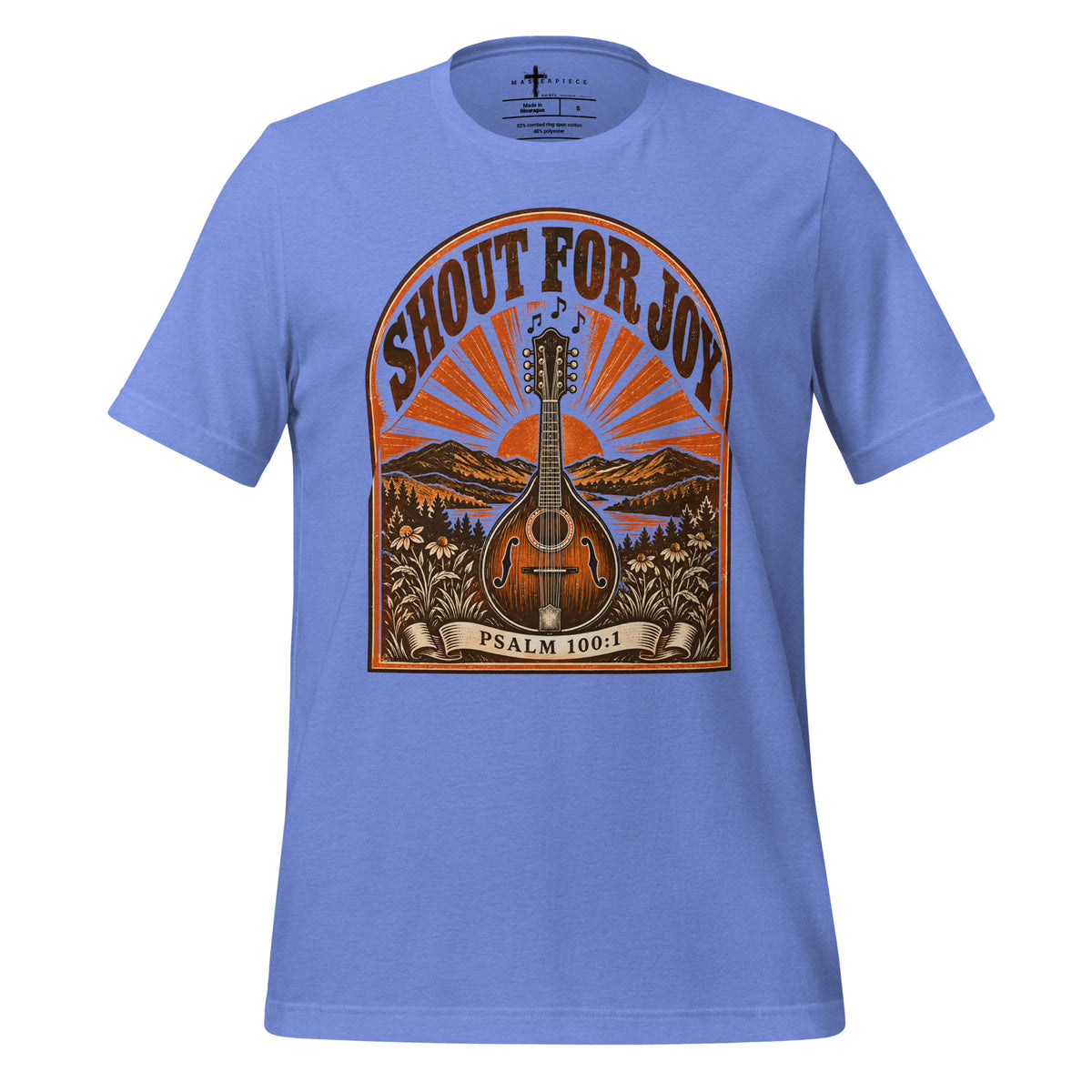 Shout For Joy Mandolin - Blue - MasterPiece Shirts