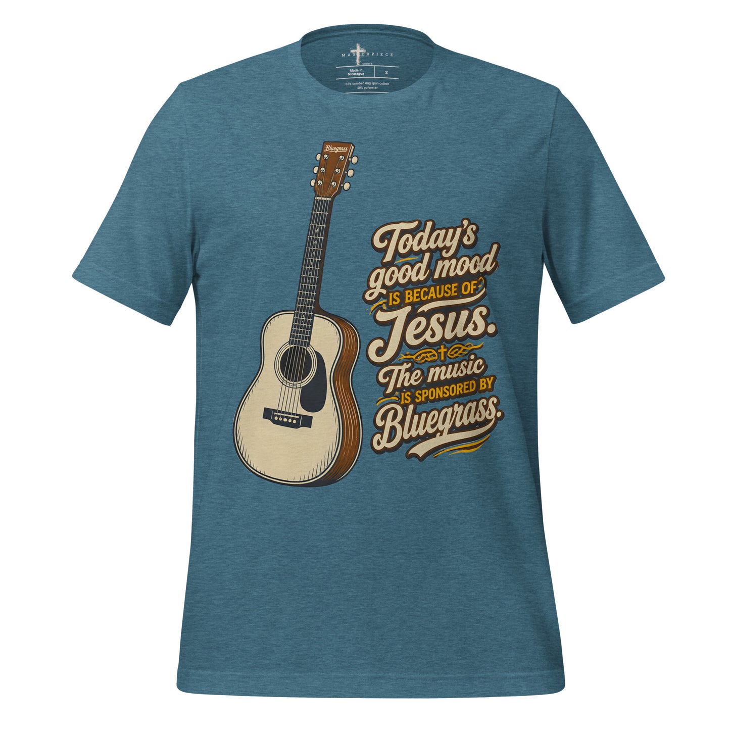 Todays Good Mood Guitar - Teal - MasterPiece Shirts
